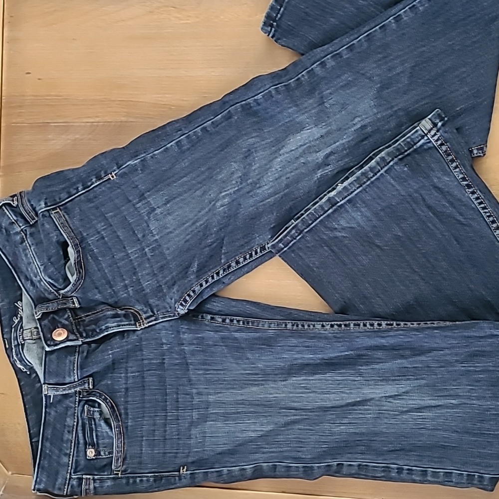 American Eagle Dark Wash Hipster Jeans Size 4